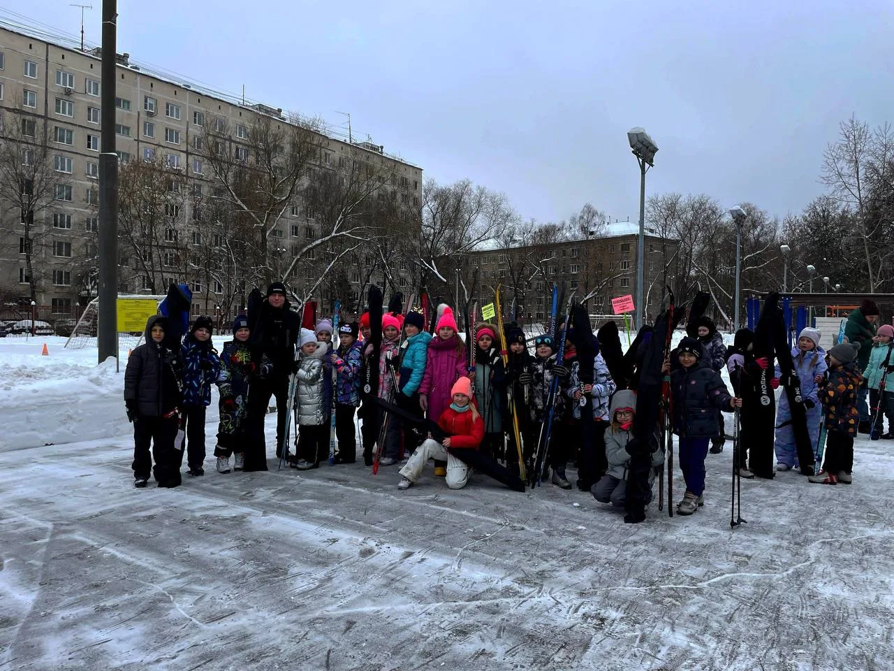 Лыжная подготовка  ⚡В нашей школе стартовала программа лыжной подготовки для формирования основ физи