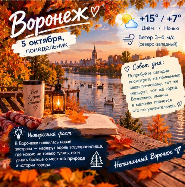 🍁 Доброе утро, Воронеж!