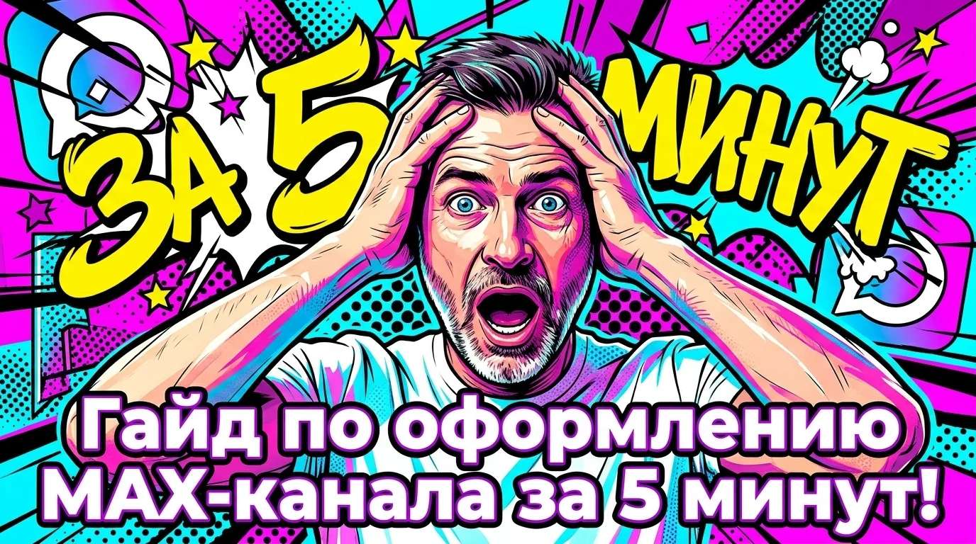 Как создать и оформить канал в MAX всего за пару минут?!