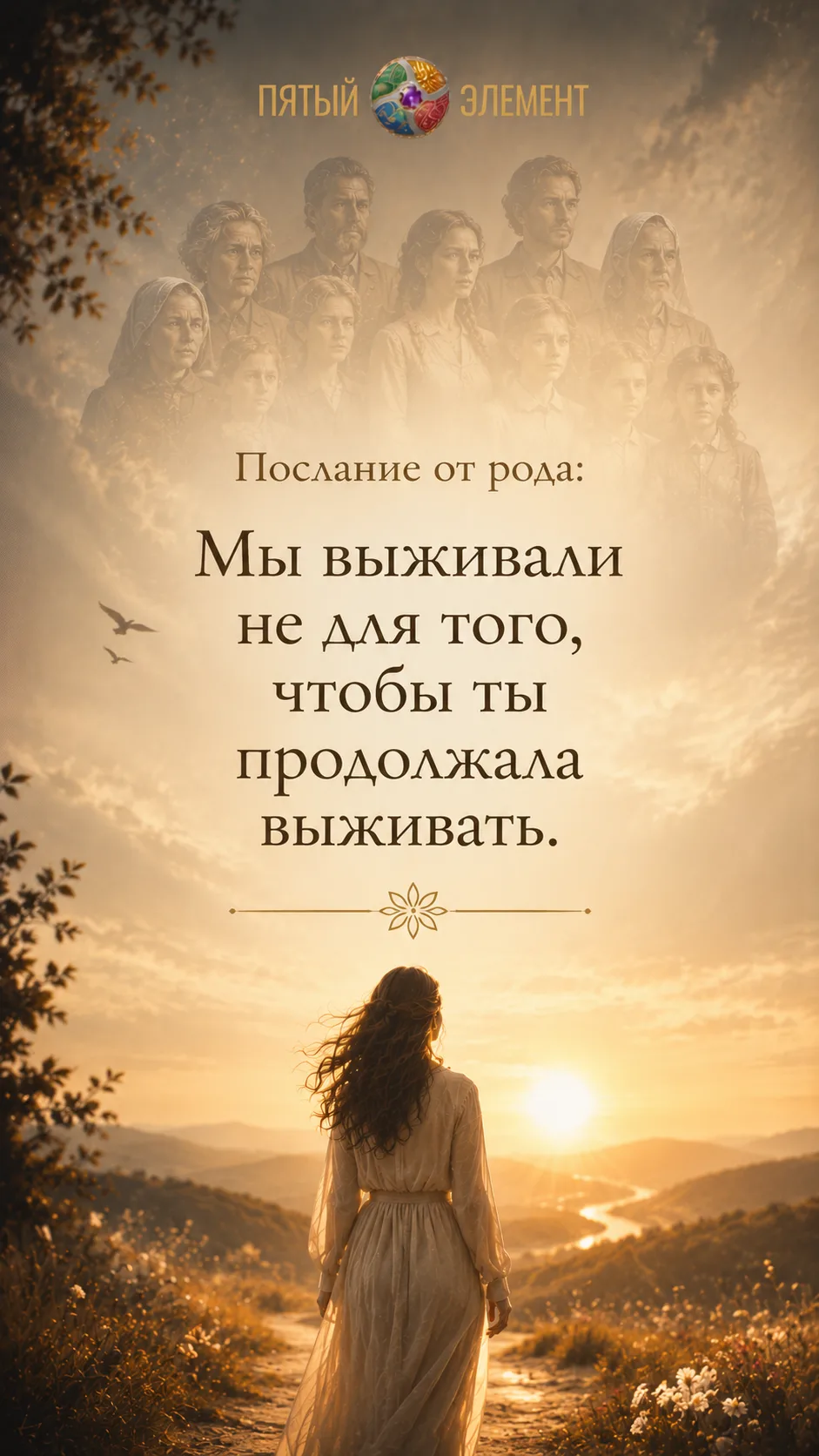 ✨Послание на день ✨

🌿 Ваш род прошёл через многое, чтобы жизнь продолжалась.

Возможно, лучшая бла