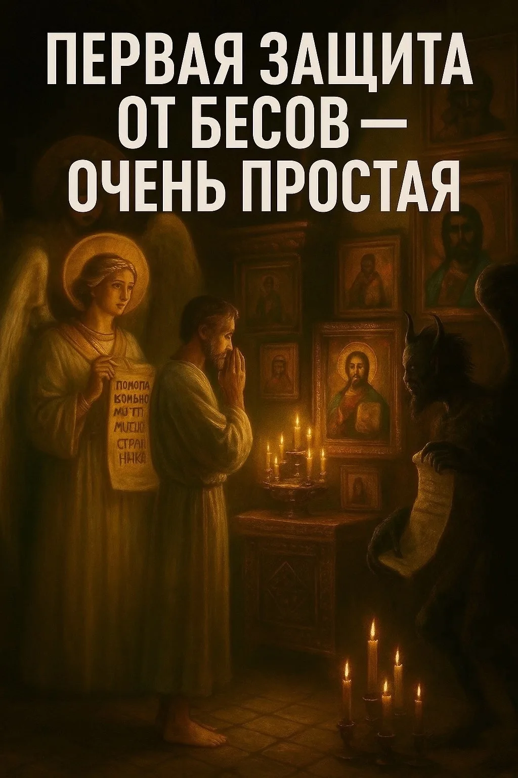 ПЕРВАЯ ЗАЩИТА ОТ БЕСОВ — ОЧЕНЬ ПРОСТАЯ 🙏