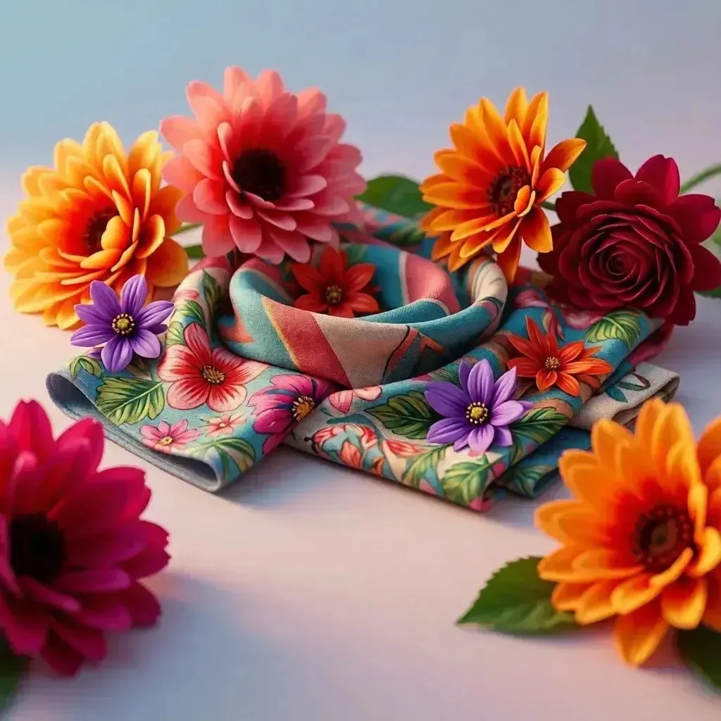 🌸 Платок — это не просто аксессуар, а настоящая волшебная палочка в вашем гардеробе!