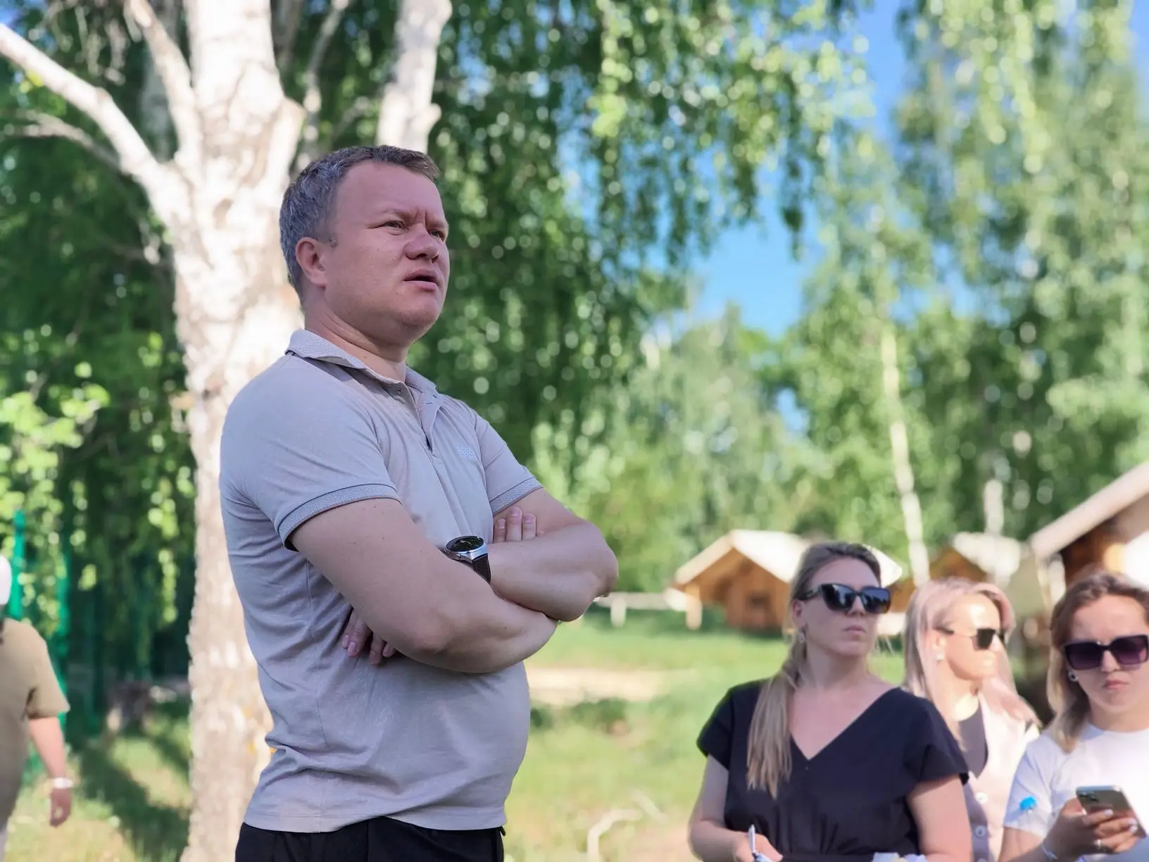 Сегодня осмотрел объекты строительства в районе.