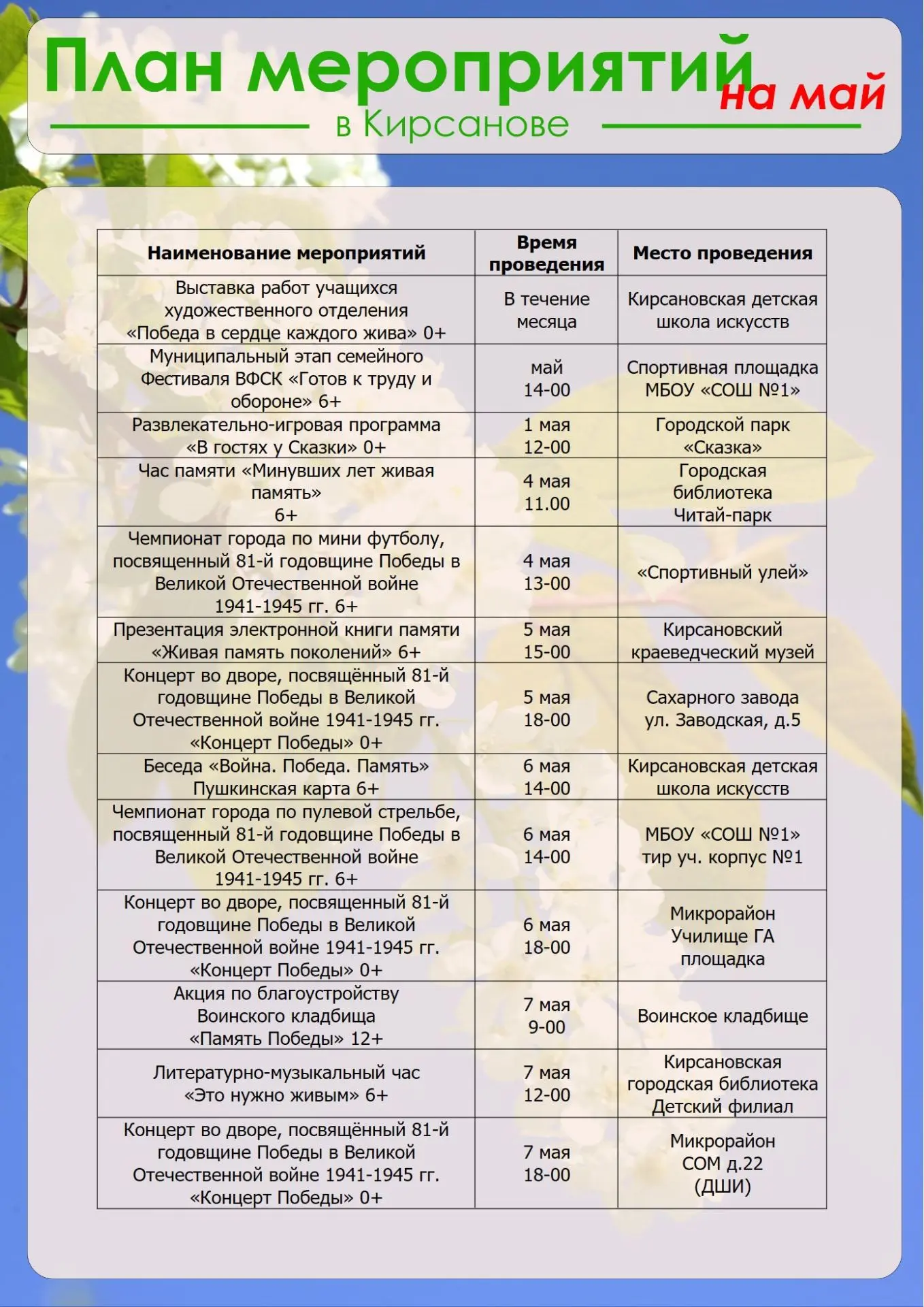 🎼 🎨 🎻 🤽Предлагаем вашему вниманию подборку событий, которые пройдут на территории г...