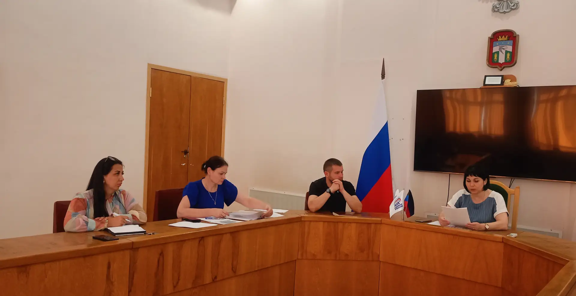 Провели заседание Комиссии по земельным вопросам Тельмановского муниципального округа Донецкой Народ