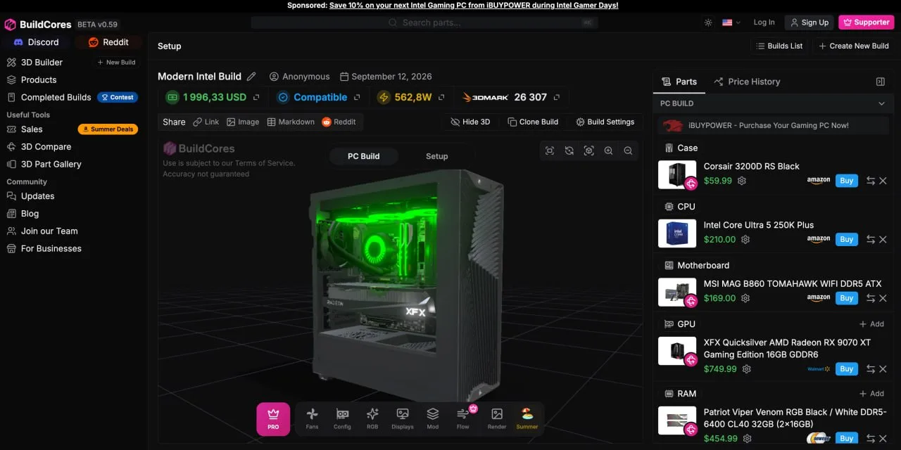 Собрать ПК стало в РАЗЫ проще — нашли сервис BuildCores, в котором можно в пару кликов ...