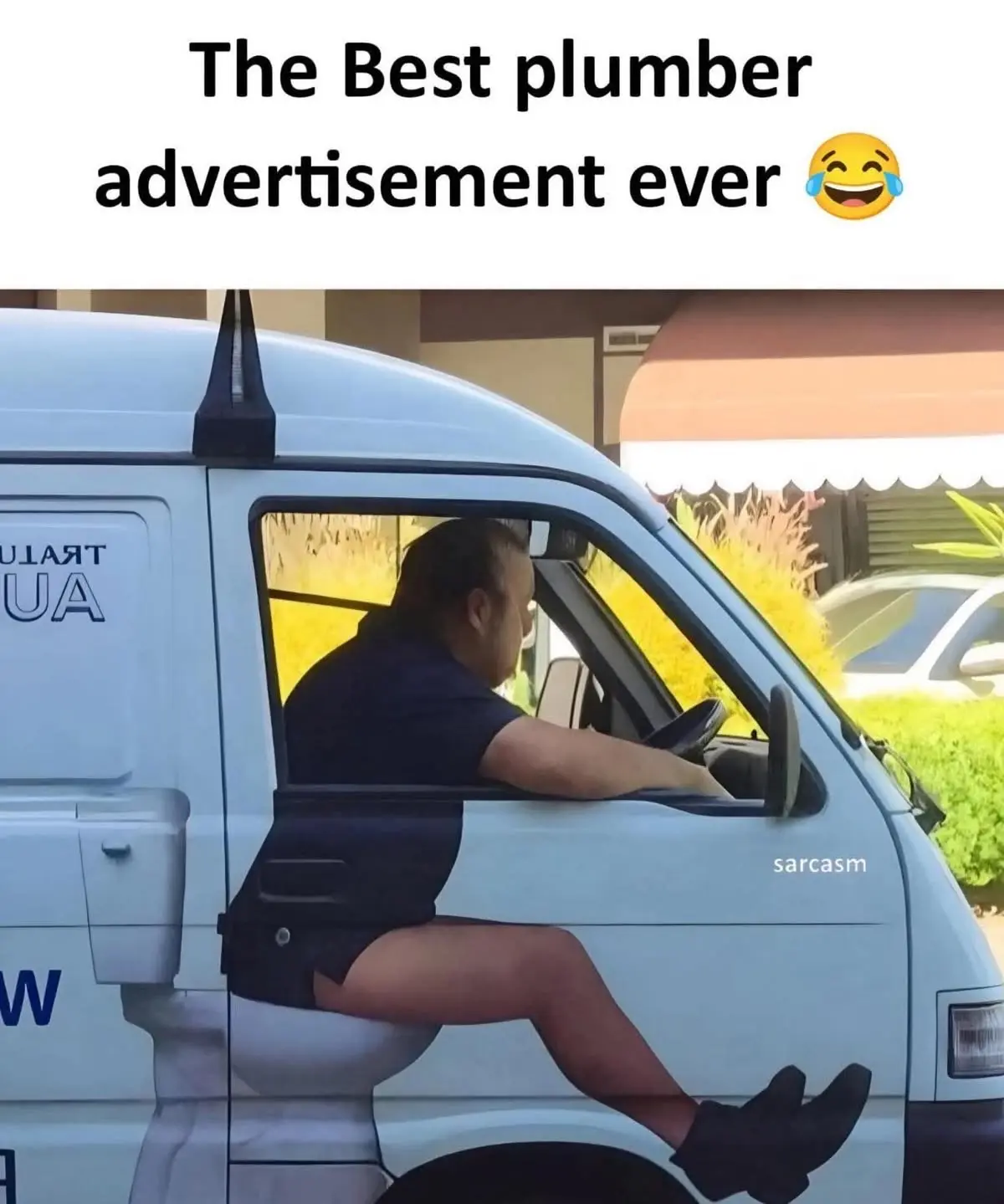 Смотрите, какая реклама у сантехника! По-моему, очень креативно! 😁  advertisement через [ё], ударени