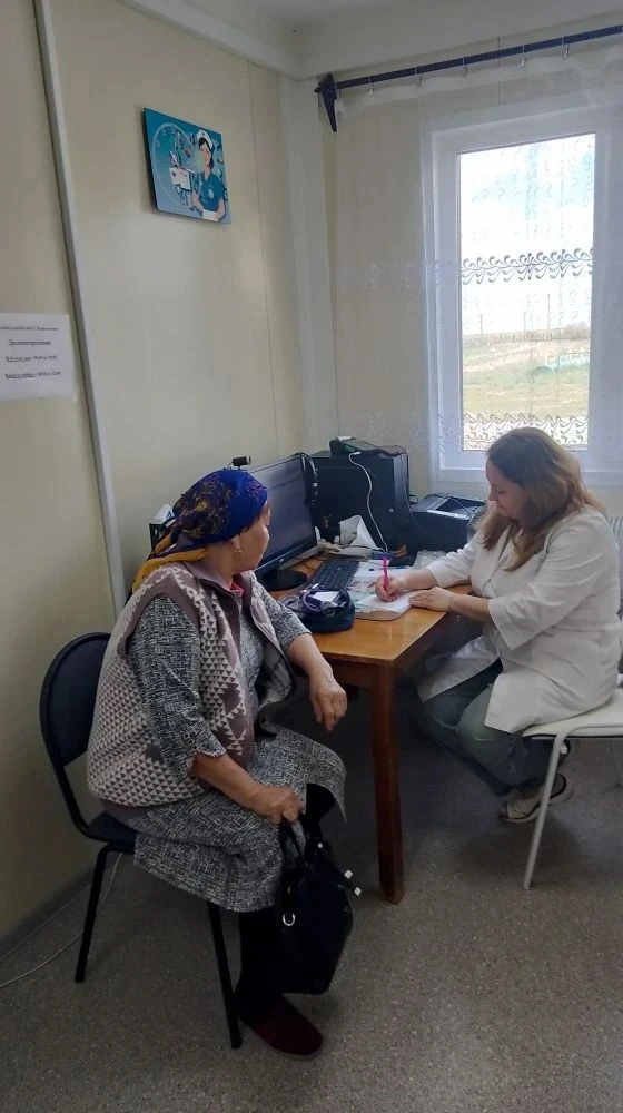 27.05.2026 г. согласно графика состоялся выезд бригады врачей-специалистов  ГУЗ СО «Але...