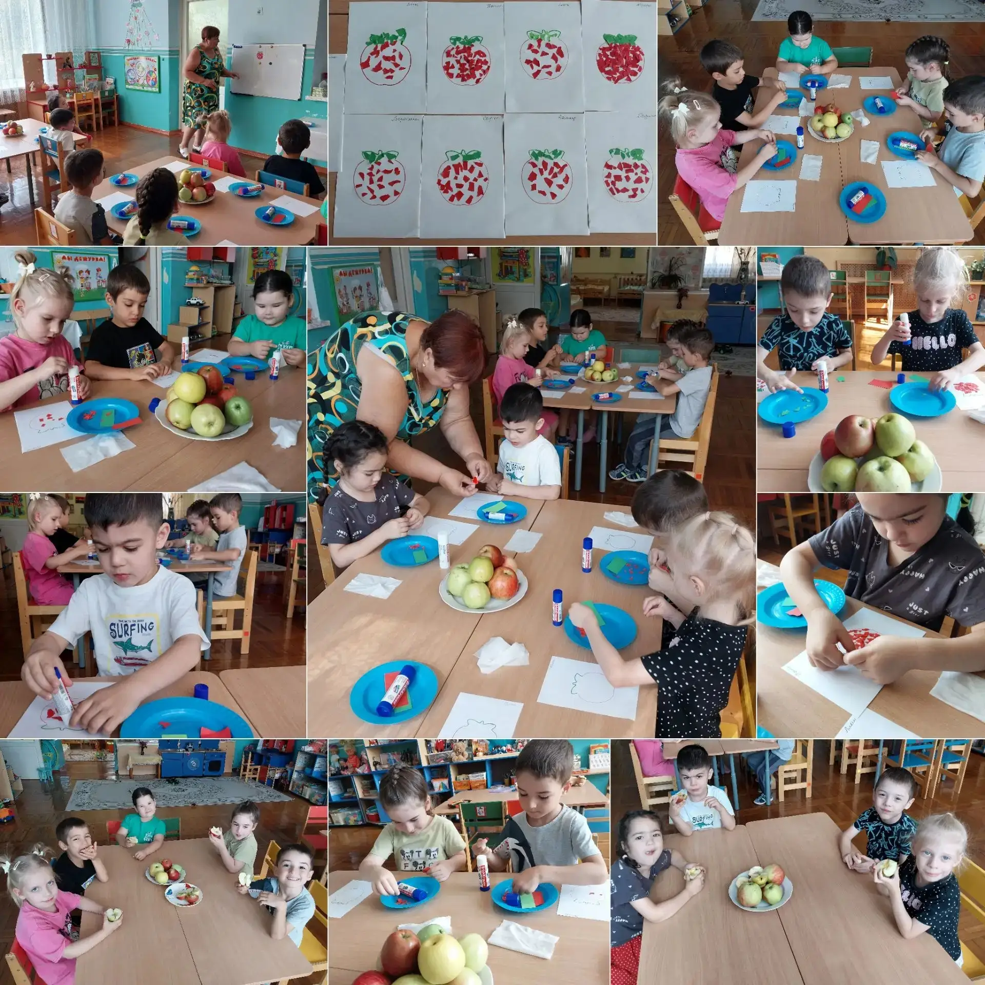 Обрывная  аппликация
