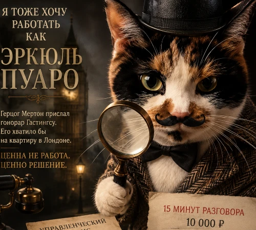 ХОЧУ РАБОТАТЬ КАК ЭРКЮЛЬ ПУАРО 😁