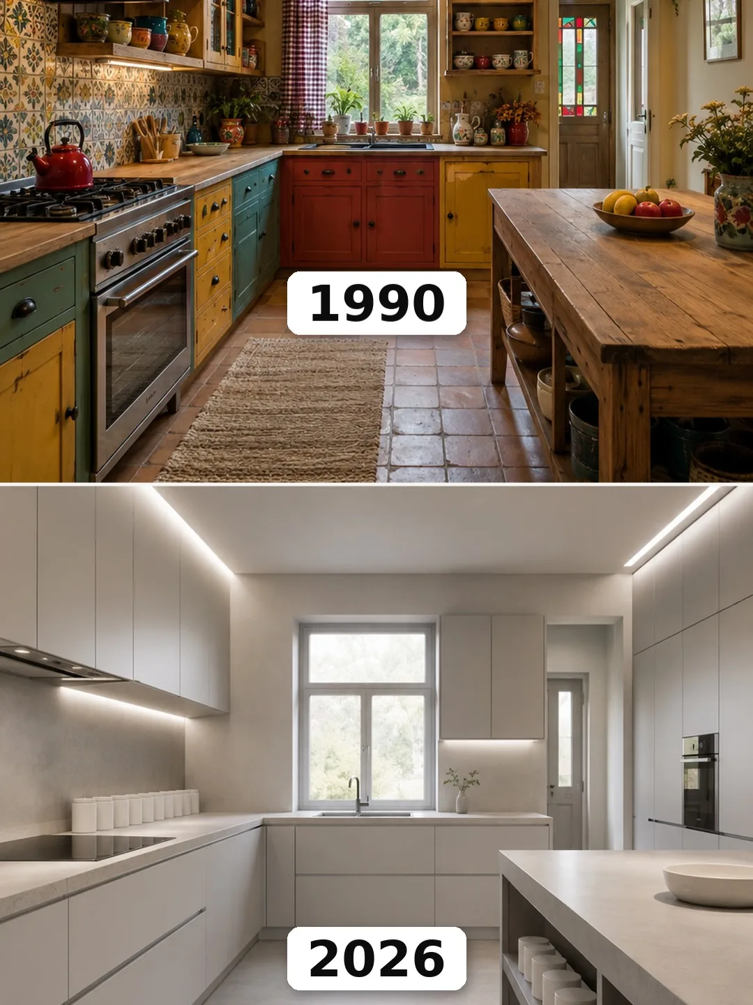 Битва дизайнов: 1990 vs 2026 🏠🆚🏢