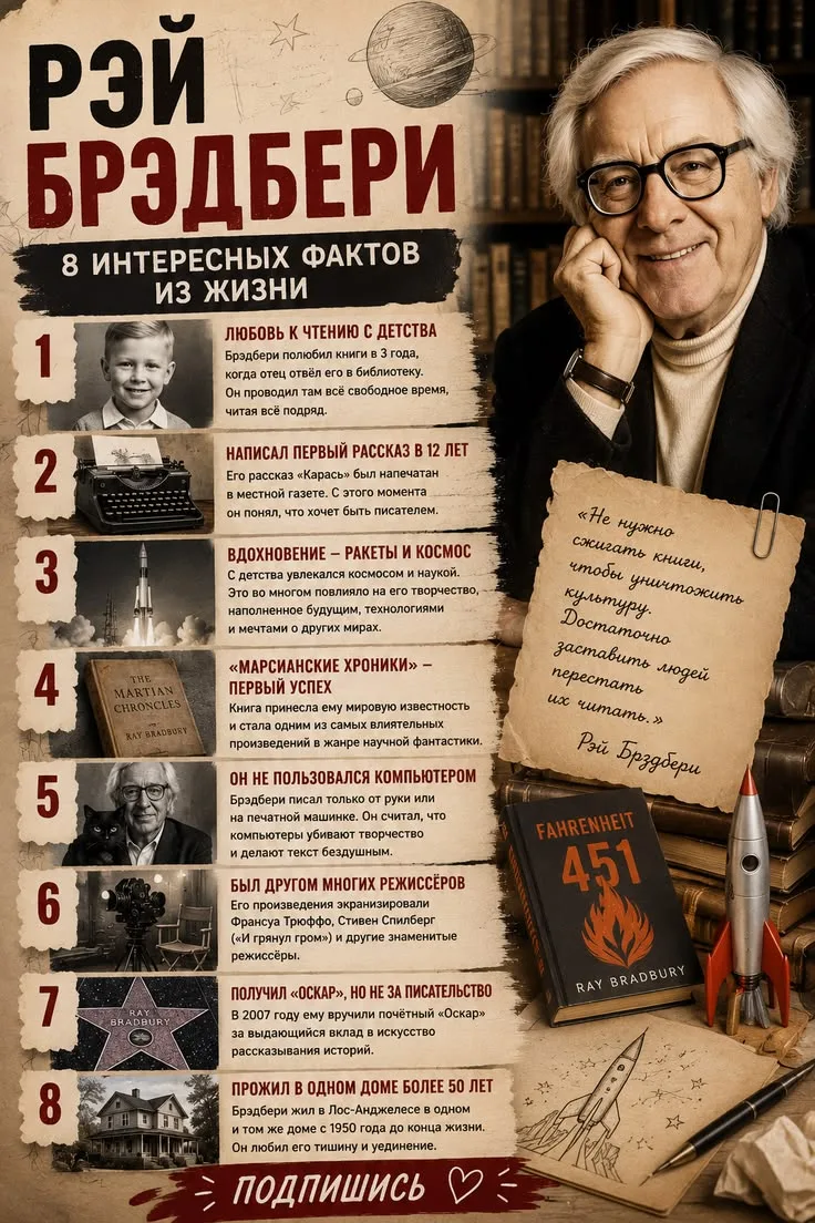 Рей Брэдбери📚