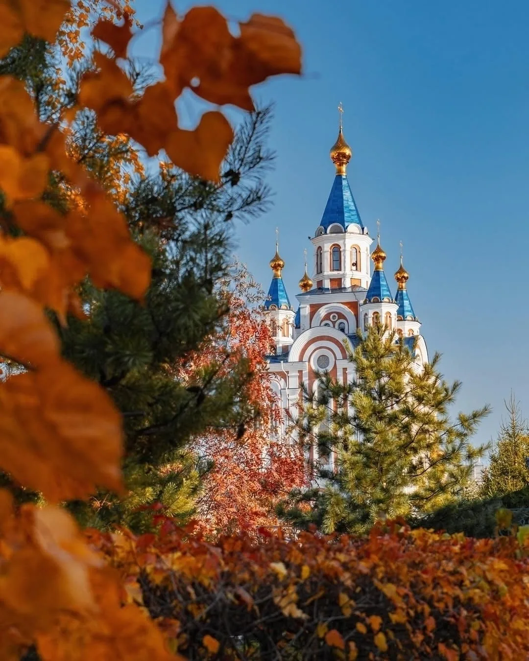 Тёплый октябрь на берегу Амура. Хабаровск.

✨Вокруг света✨