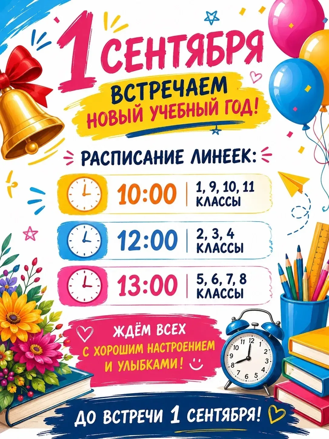 🍂 До встречи, 1 сентября!