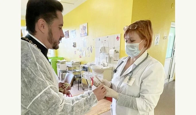 В Торжокской ЦРБ прошёл молебен о здоровье детей