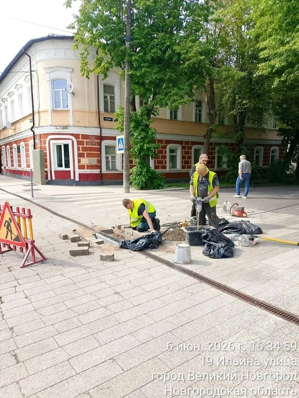📍В Великом Новгороде привели в порядок одну из «ходовых» пешеходных зон