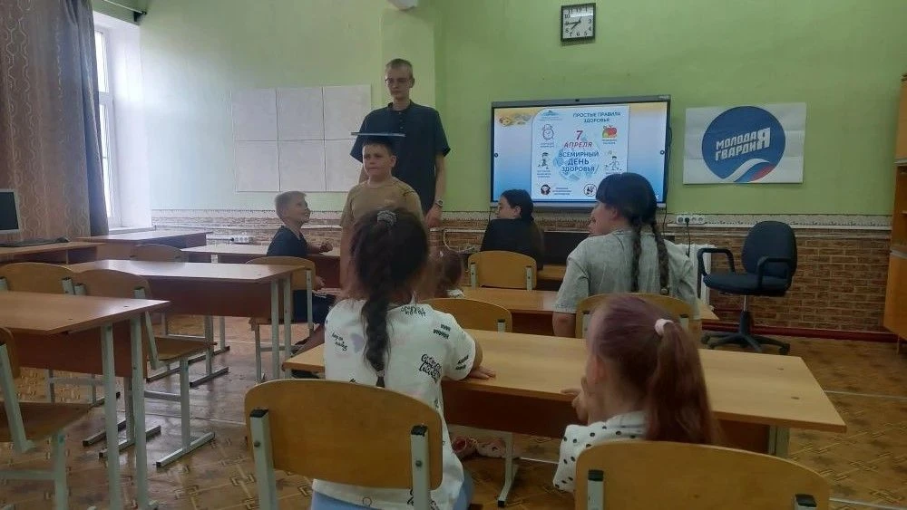 Сегодня в нашем летнем лагере мы посвятили день Здоровому Образу Жизни! 
Интерактивную викторину с р