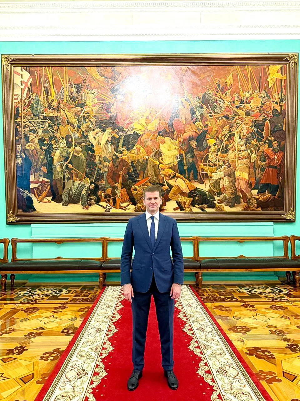 За несколько минут до встречи с Президентом…