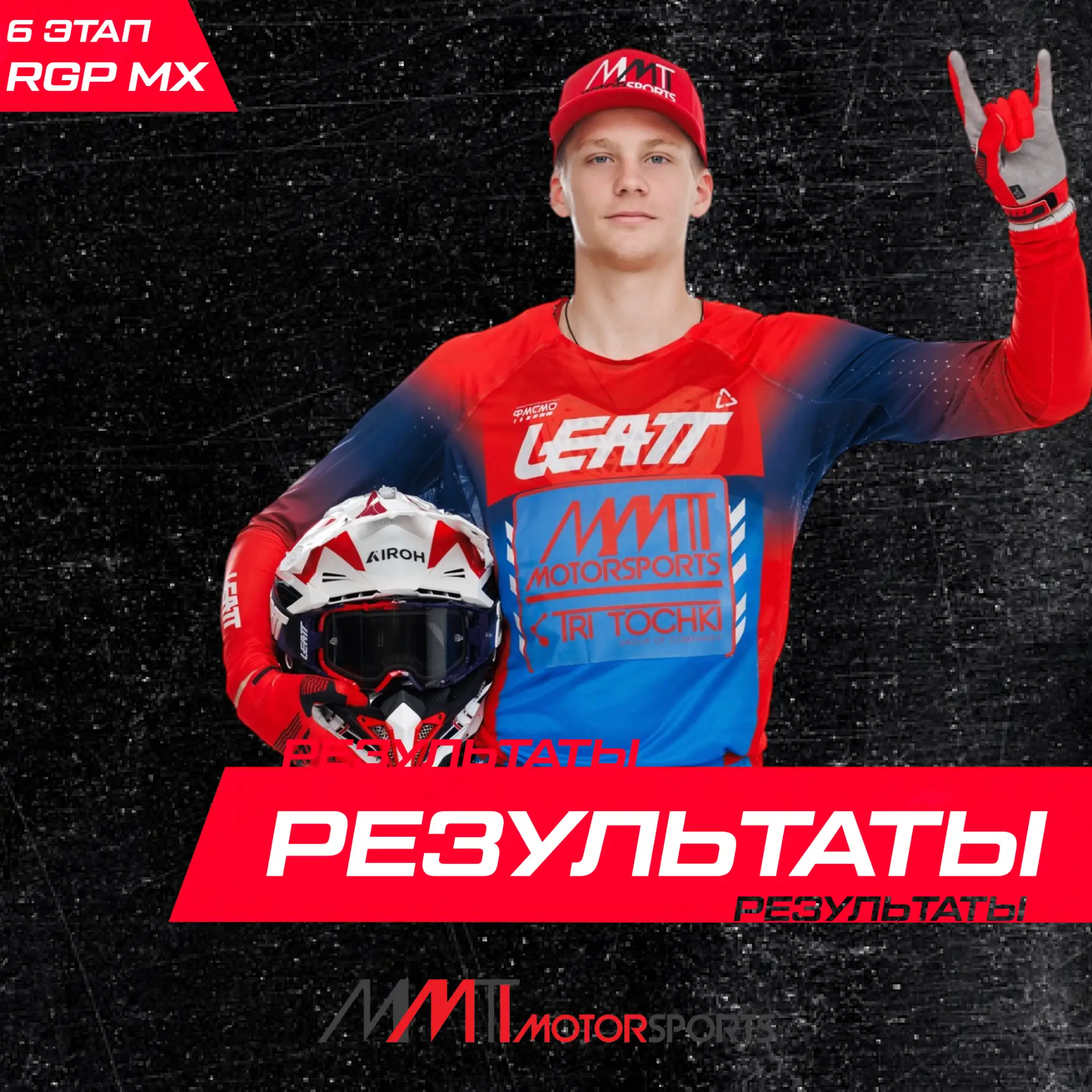 РЕЗУЛЬТАТЫ 6 этап RGP MX Чемпионат России 2026. Наиком Арена

125сс
#331 Артем Севостьянов - 8 место