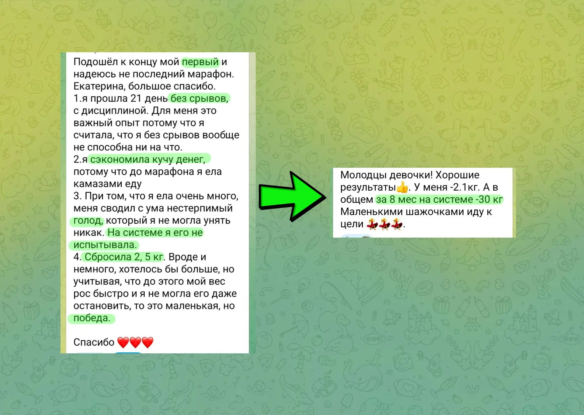 💥 Минус 30 килограммов! Потрясающий результат! (Смотрите скрины 👆)