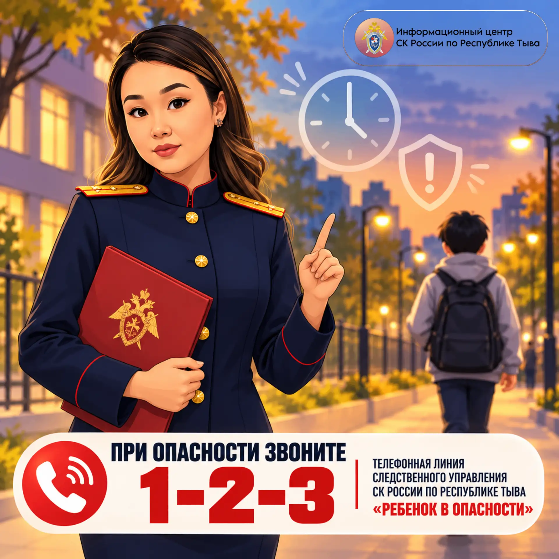 ⚠️ С 1 ОКТЯБРЯ В РЕСПУБЛИКЕ ТЫВА МЕНЯЕТСЯ ВРЕМЯ НАХОЖДЕНИЯ НЕСОВЕРШЕННОЛЕТНИХ В ОБЩЕСТВ...