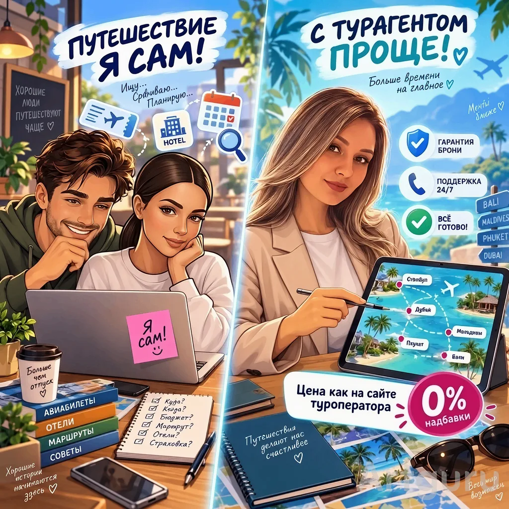 🧳 «Сам или через турагента: в чём реальная разница?»