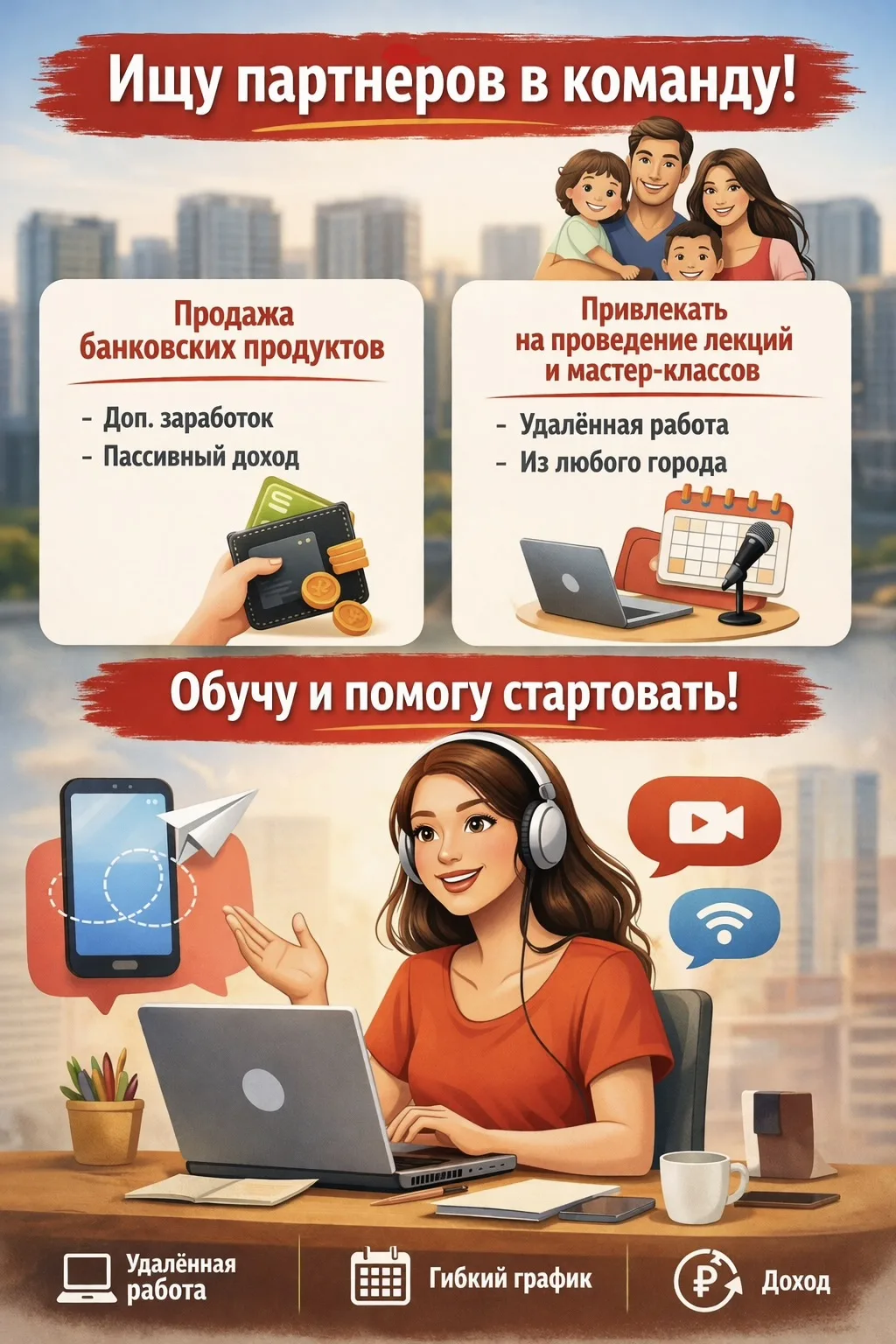 Приглашаю в свою команду
