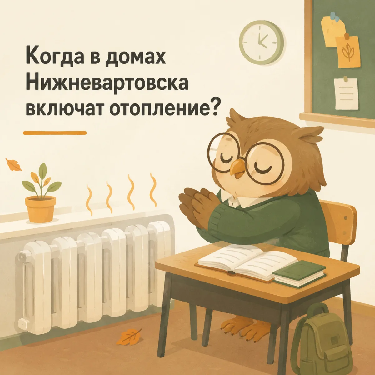 Разбираемся, когда в Нижневартовске включат отопление