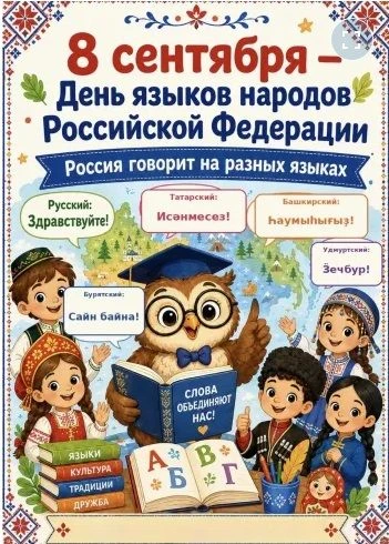 Международный день распространения грамотности и День языков народов Российской Федерации
