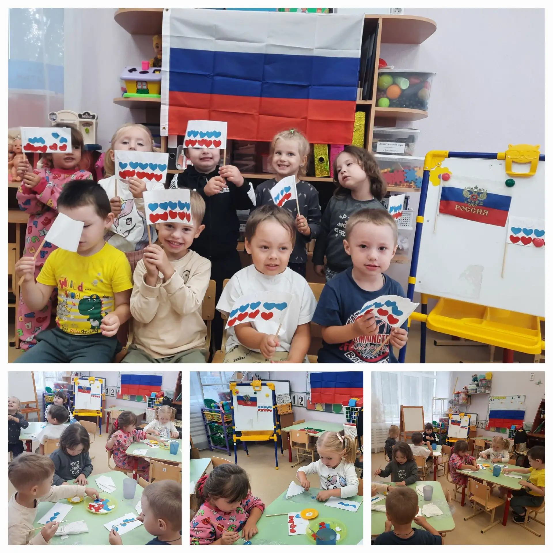Сегодня во второй младшей группе "Умные совята" прошло занятие по художественно - эстет...