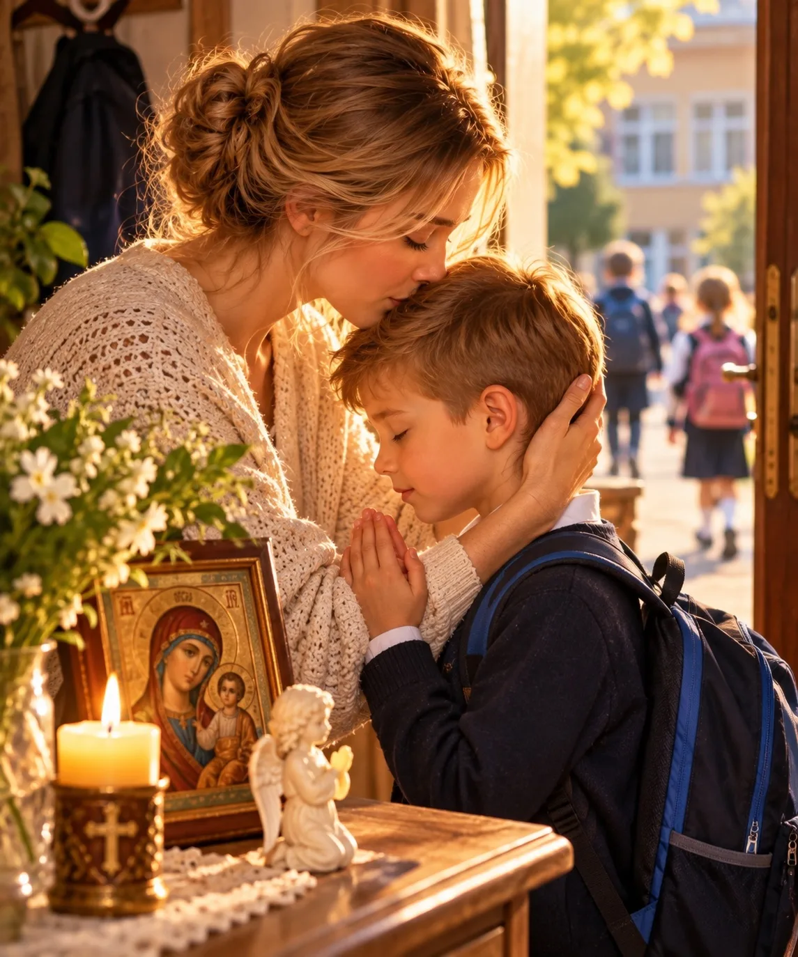 🎒 МОЛИТВА О ЗАЩИТЕ РЕБЁНКА В ШКОЛЕ