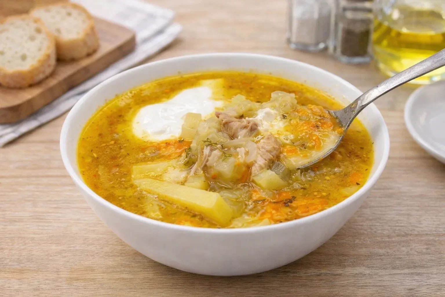 🥣 Домашний рассольник: Золотая классика с перловкой