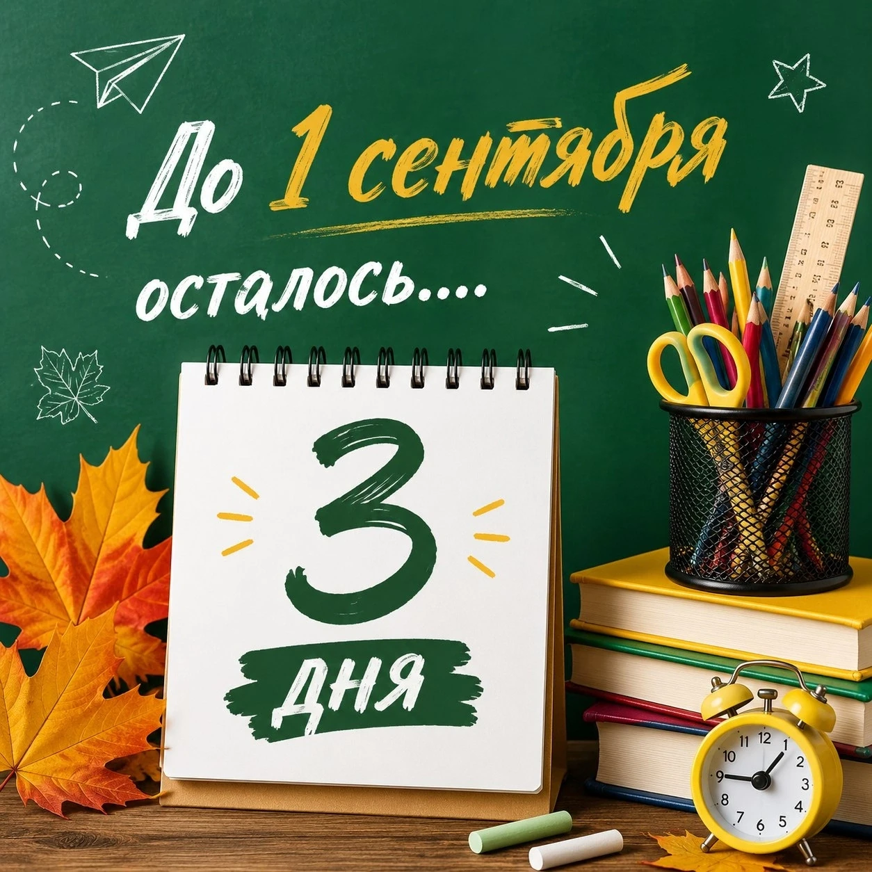🚨 Операция «1 сентября» официально вступает в финальную фазу! До линейки ровно 3 дня, ...