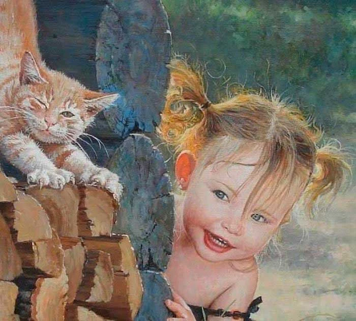 Счастливое детство 😊🌸 худoжник Bлaдиcлaв Лeoнoвич