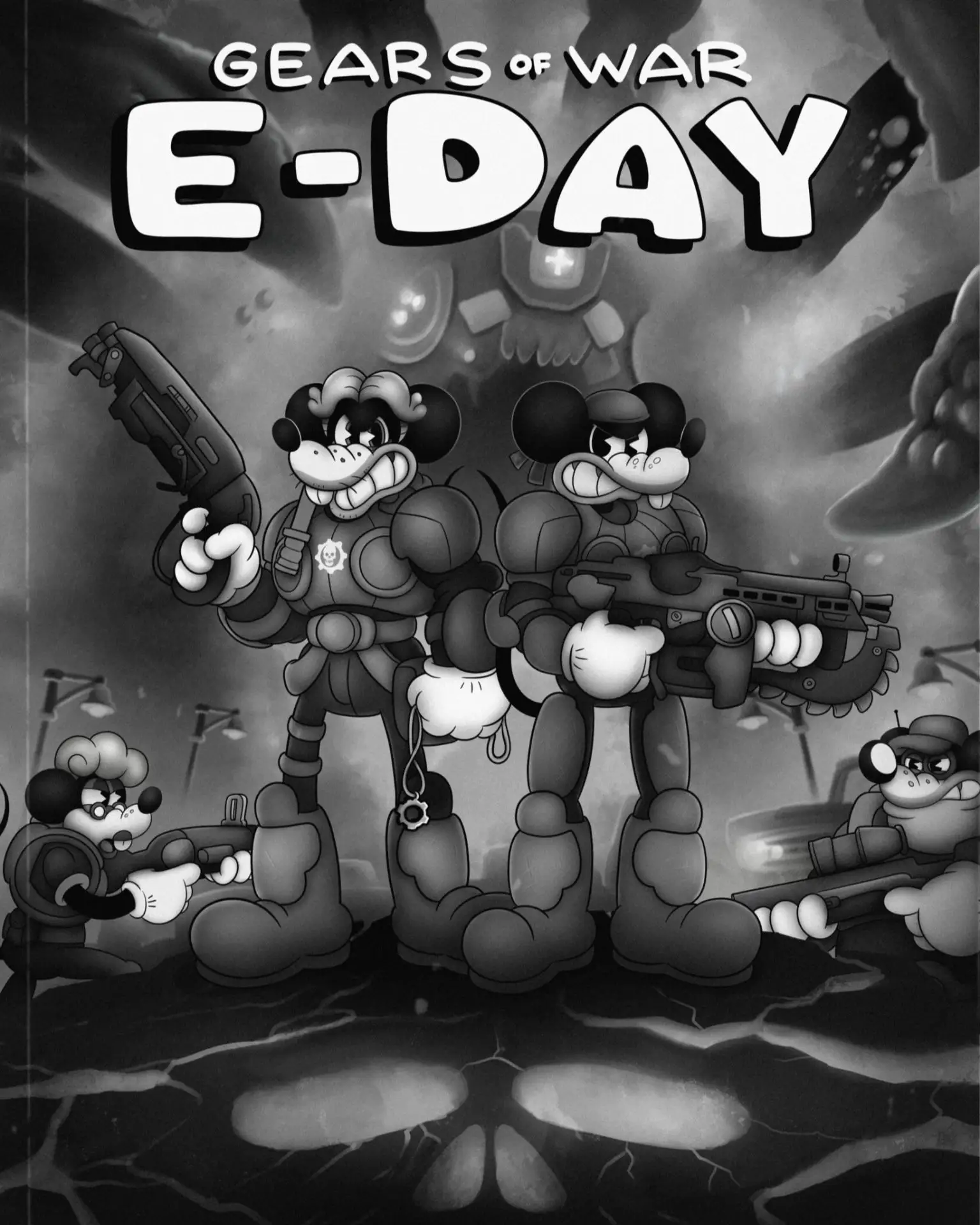 Поздравляем наших друзей из The Coalition и @Xbox с запуском @GearsofWar: E-Day!