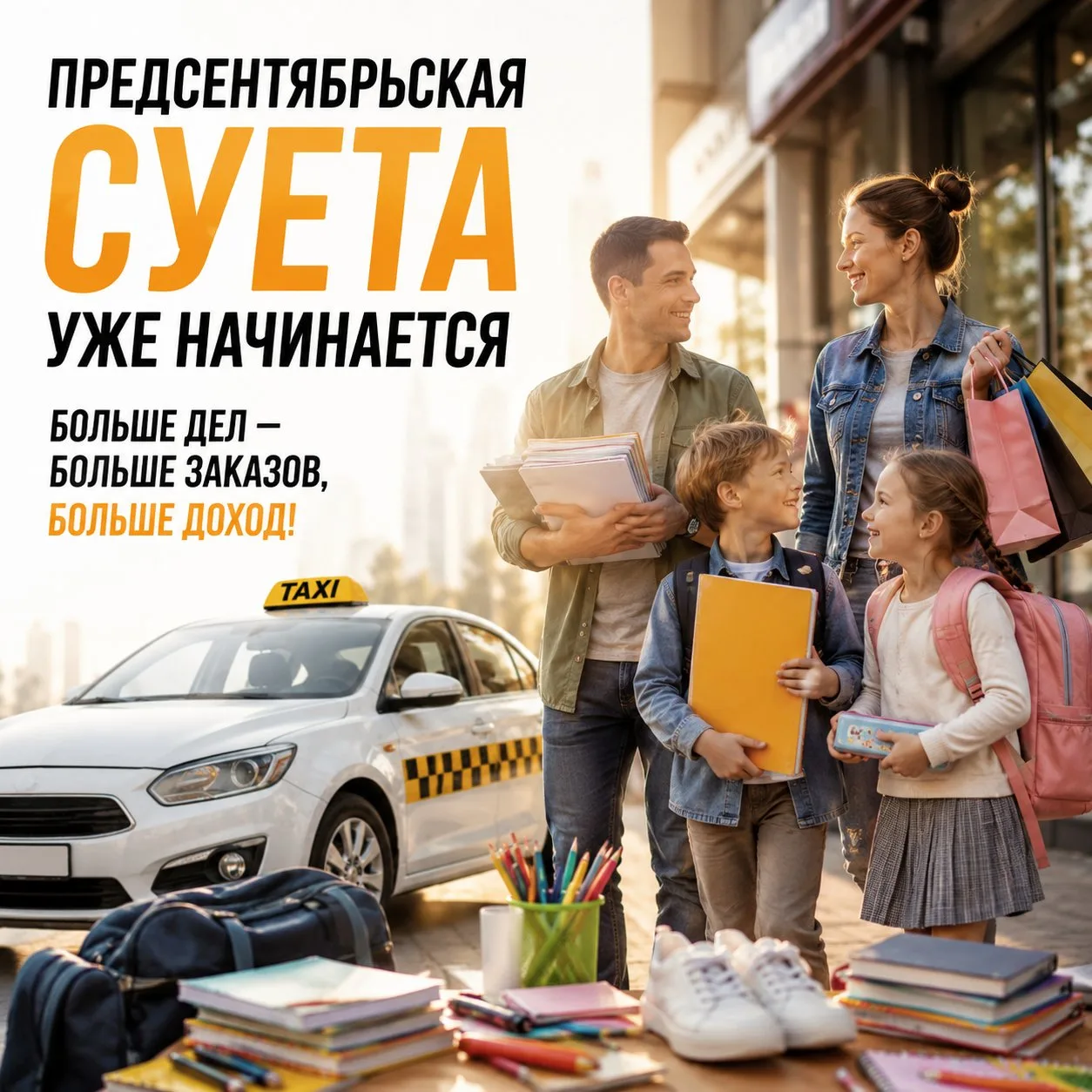 Предсентябрьская суета уже начинается