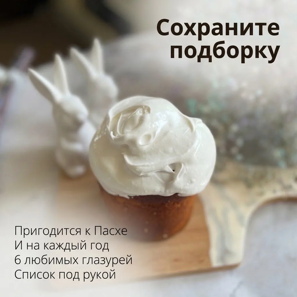 Какую глазурь делать на куличи: 6 моих любимых вариантов  Перед Пасхой у меня всегда один и тот же в