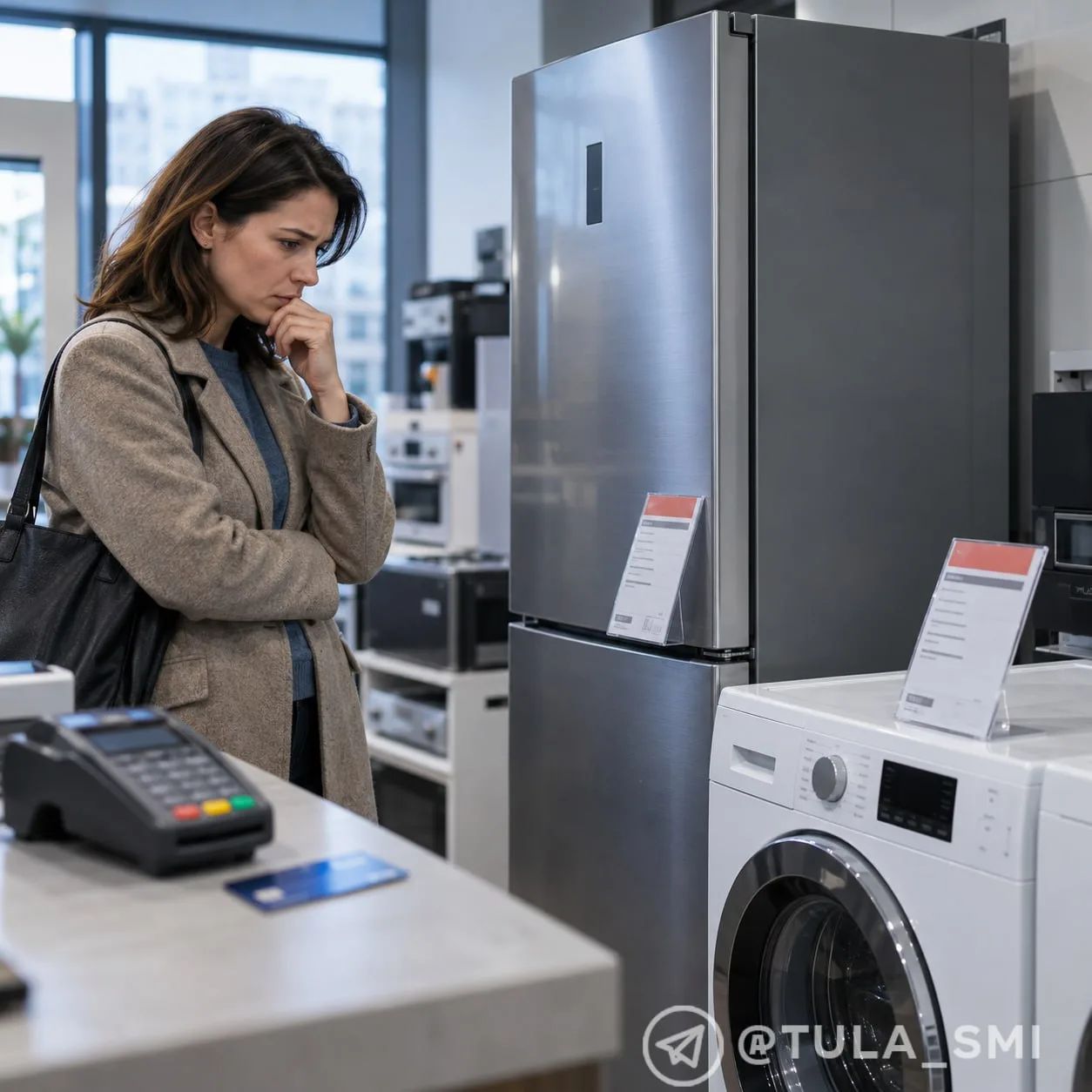 60% россиян не могут позволить себе покупку крупной бытовой техники без кредита или рас...