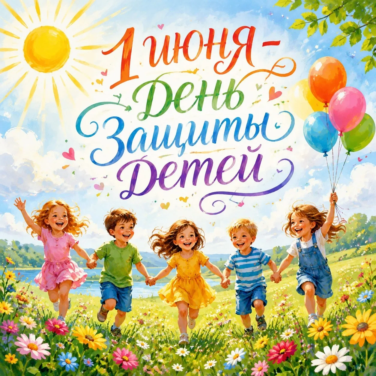🎈 1 июня — День защиты детей! 🎈

☀️Лето начинается с самого доброго праздника — дня, когда мы ещё 