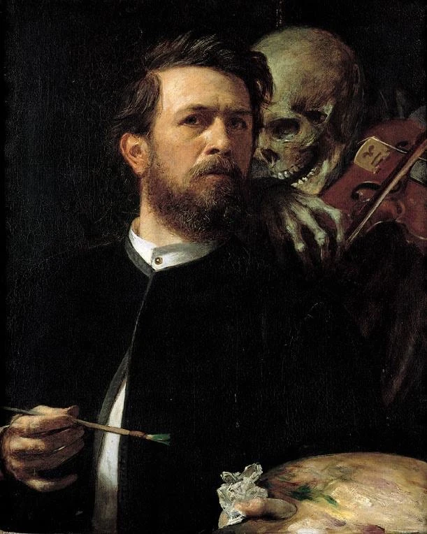 «Автопортрет со Смертью, играющей на скрипке»

Арнольд Бёклин, 1872

@mythology