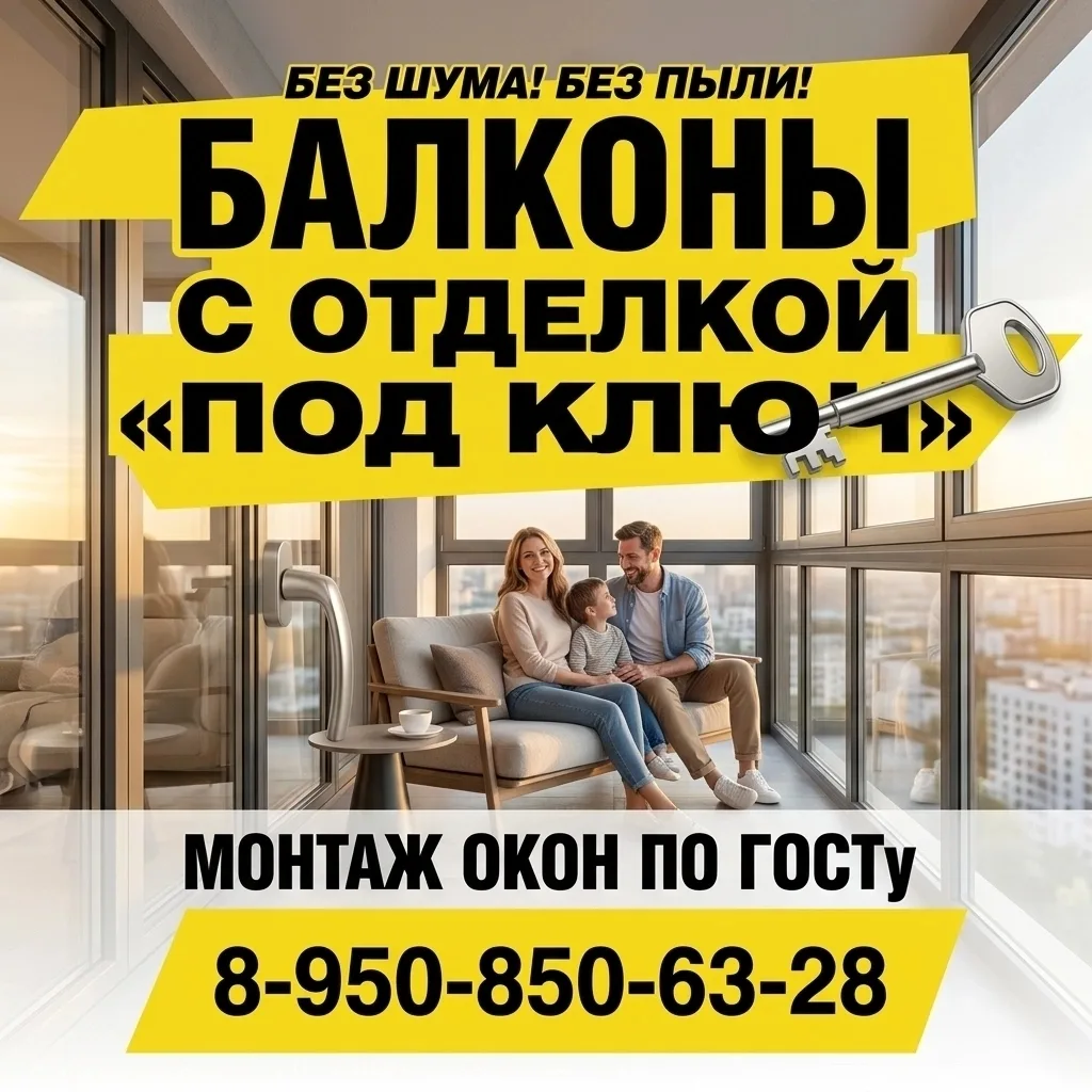 🏠 ОКНА И БАЛКОНЫ — ПОЛНЫЙ ЦИКЛ ЗА 2 НЕДЕЛИ 🪟 
 
Стаж больше 10 лет ⏳ Занимаемся всем: от первого з