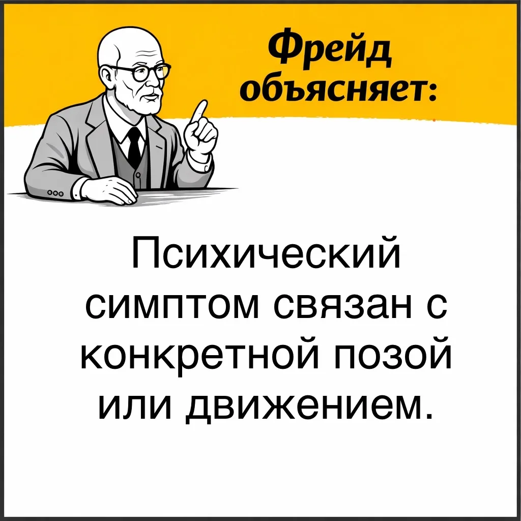 В случае с одной пациенткой Фрейд обратил внимание на одну деталь: боль в ногах появлялась у неё не 