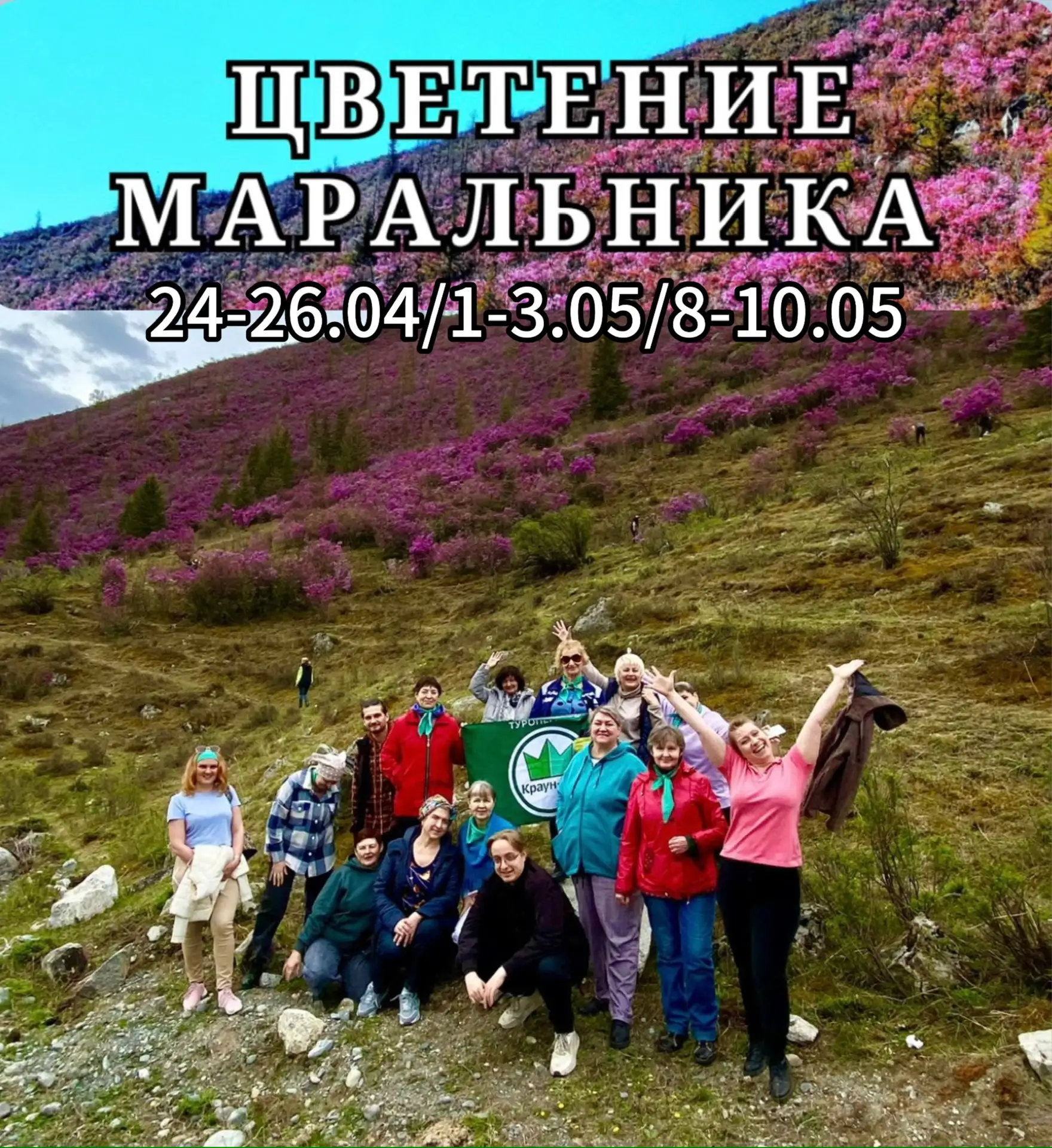 Выбирай свой тур на Цветение Маральника!  «Цветение Маральника» -чудо, на которое съезжаются посмотр