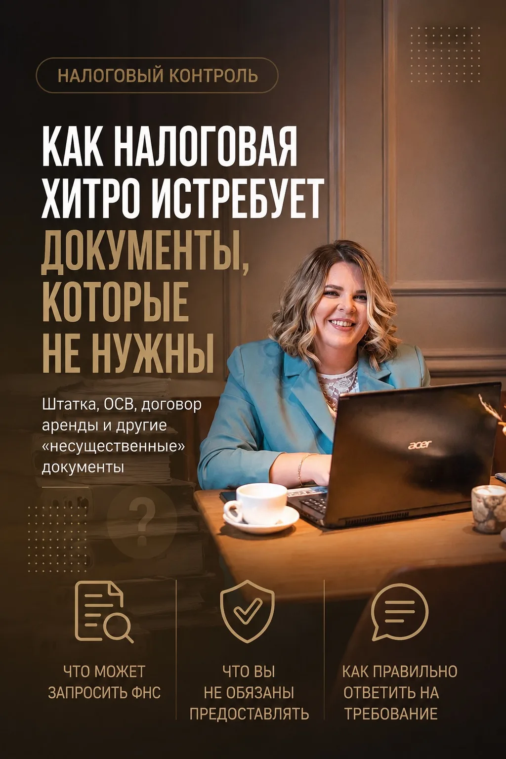 Налоговая всё чаще истребует документы, которые вообще не являются первичными и напряму...