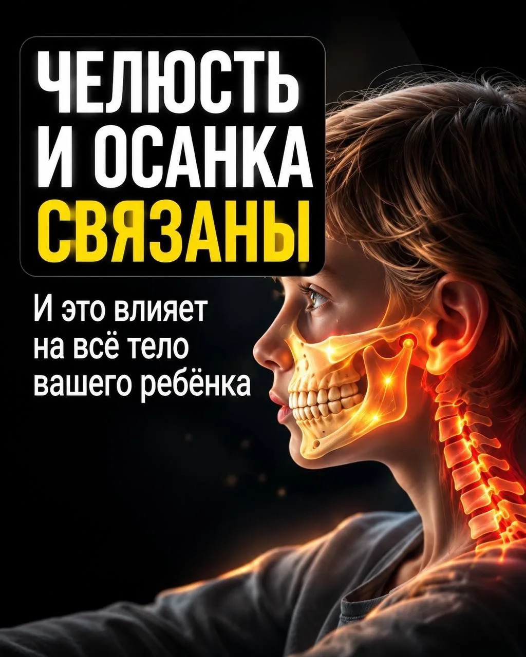 Вы знали, что челюсть и осанка связаны между собой?