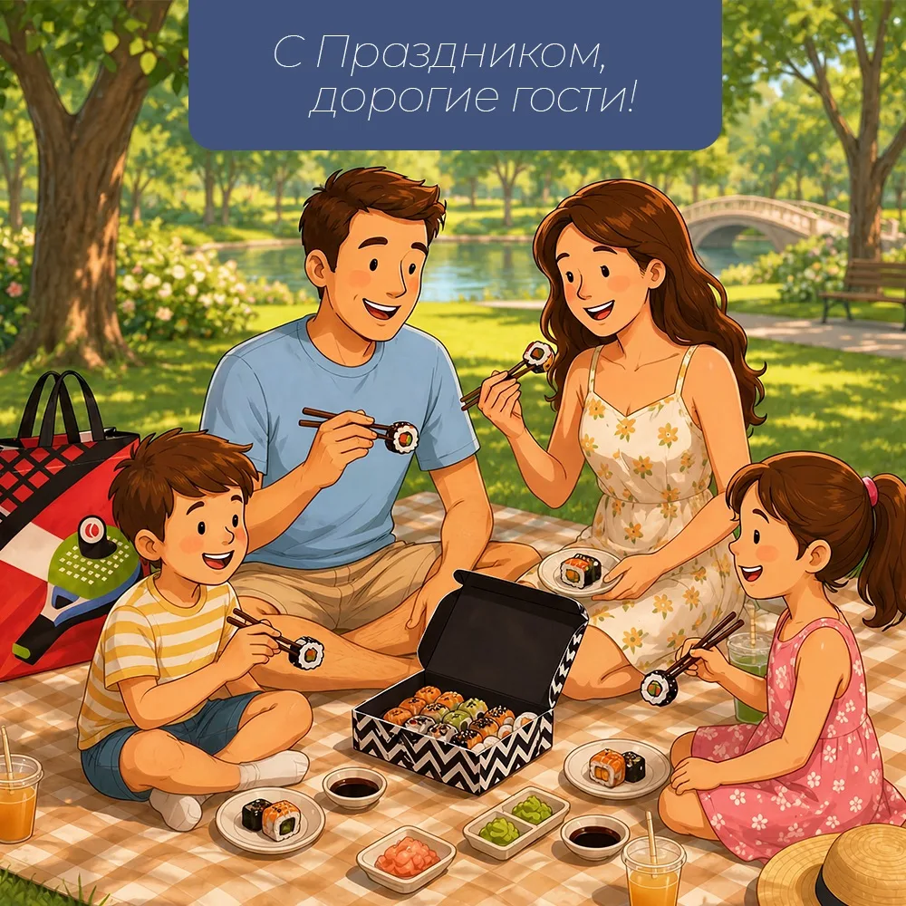 С Днём России! 🇷🇺

Праздник — отличный повод порадовать себя! 
А с Якиторией он становится ещё при