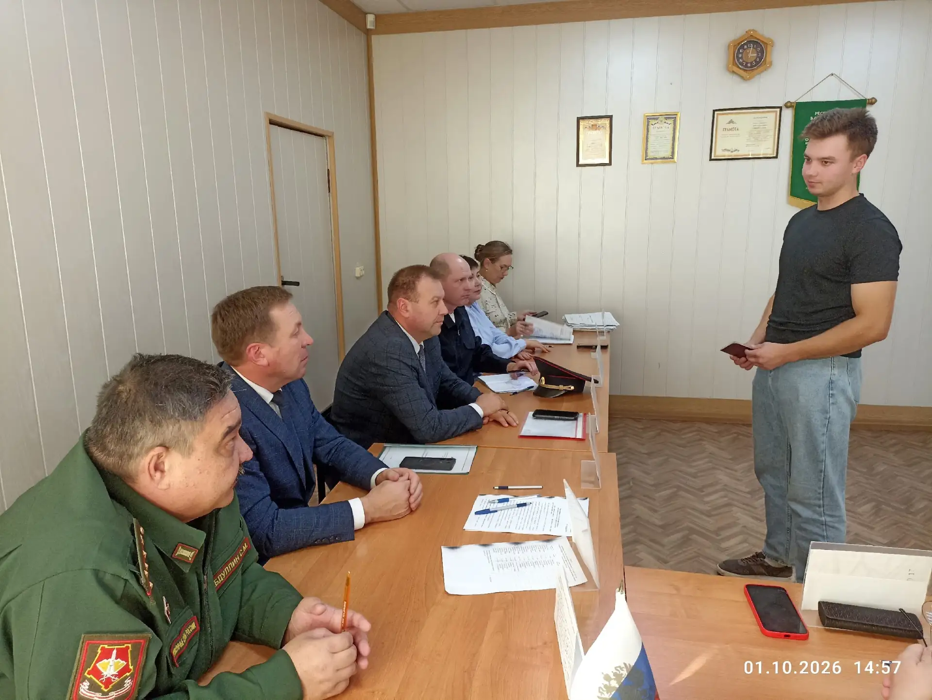 Сегодня, 1 октября, состоялось заседание призывной комиссии Бижбулякского района.