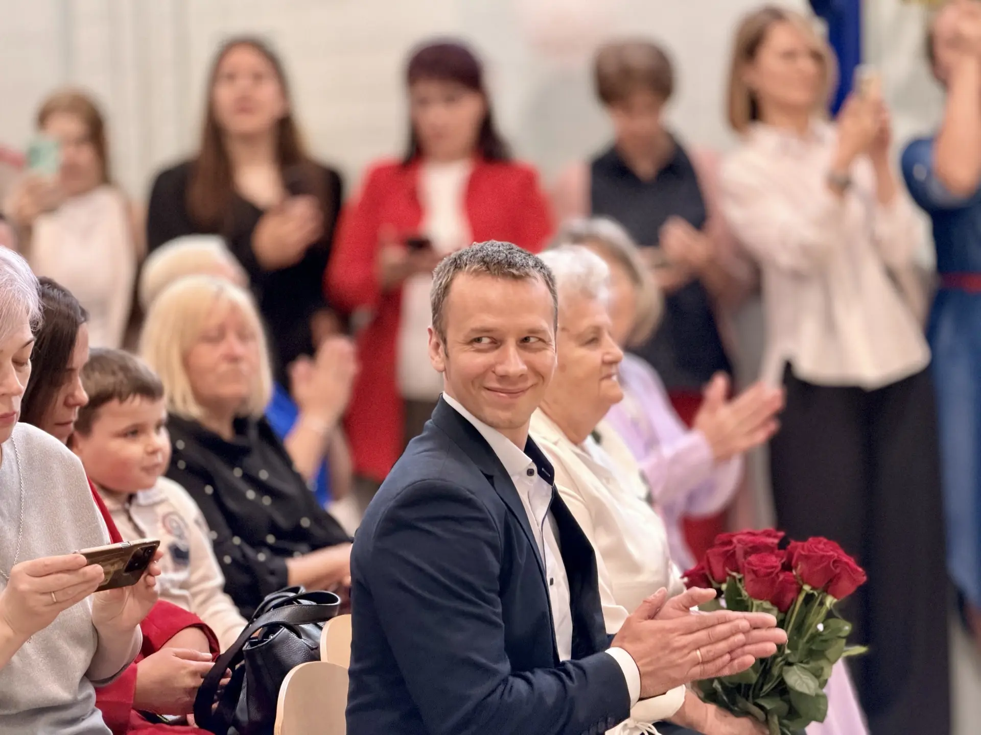 В школе поселка Колычево Можайского округа прошел первый  после капитального ремонта здания последни