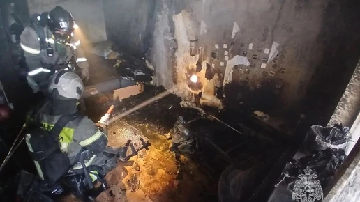 Мужчина погиб при пожаре в Сосновоборске