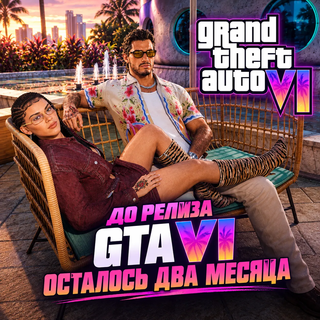 ⚡️ До релиза GTA 6 осталось два месяца